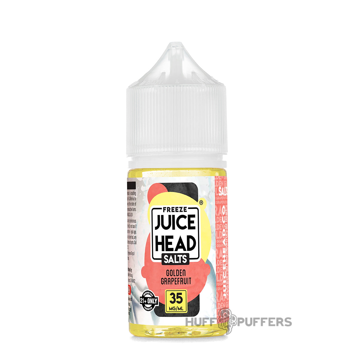 golden grapefruit juice head freeze salt nicotine 30ml e-juice bottle