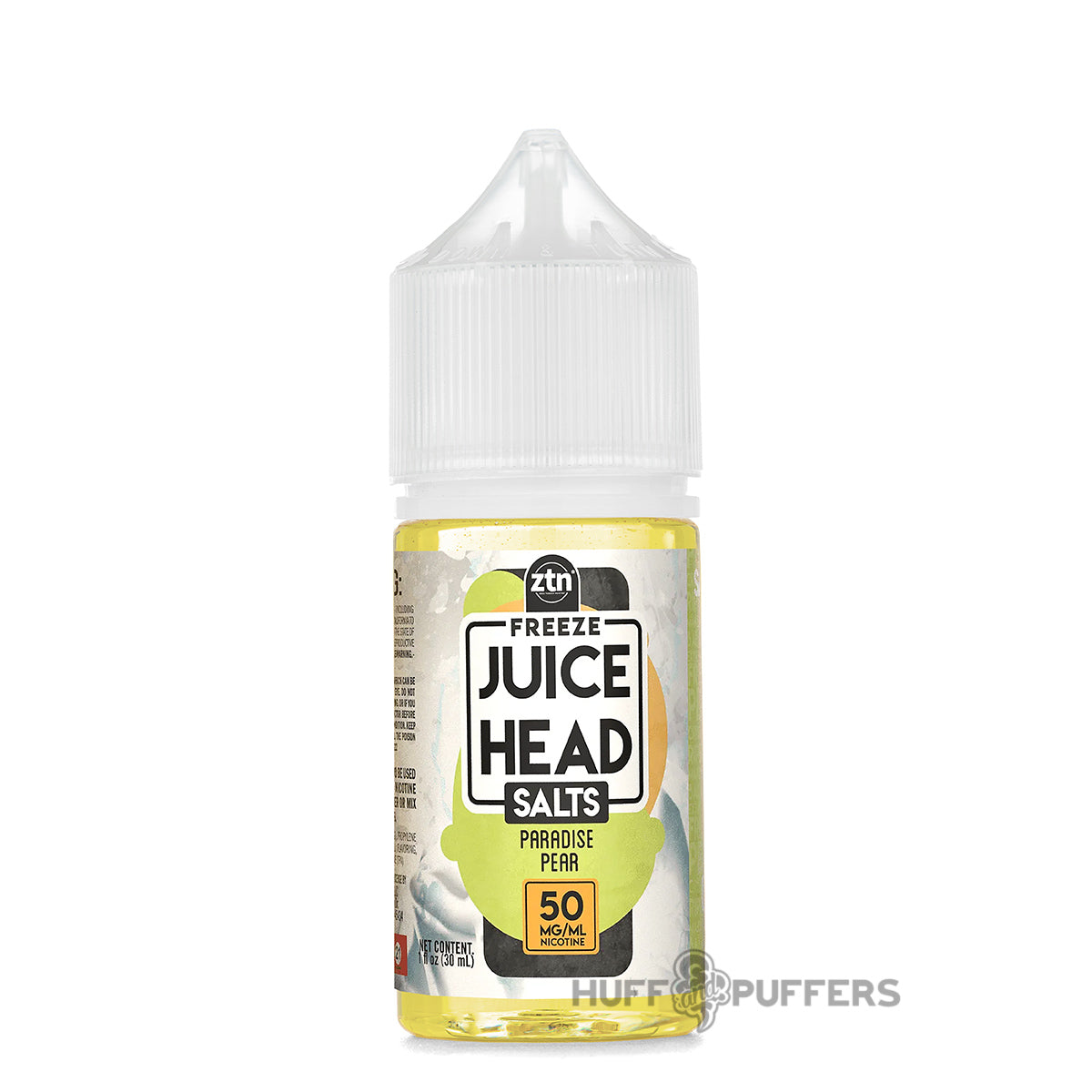 paradise pear juice head freeze salt nicotine 30ml e-juice bottle