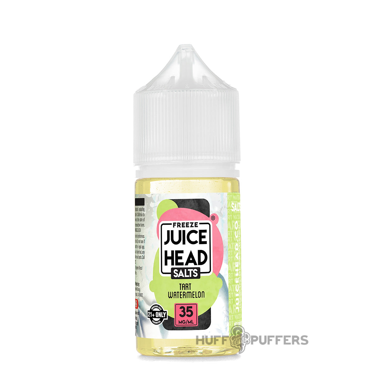 tart watermelon juice head freeze salt nicotine 30ml e-juice bottle