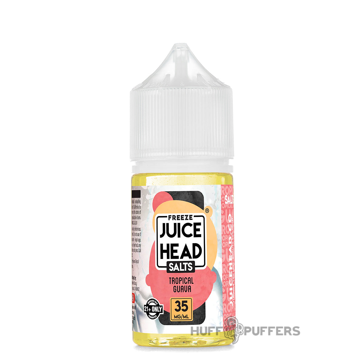tropical guava juice head freeze salt nicotine 30ml e-juice bottle