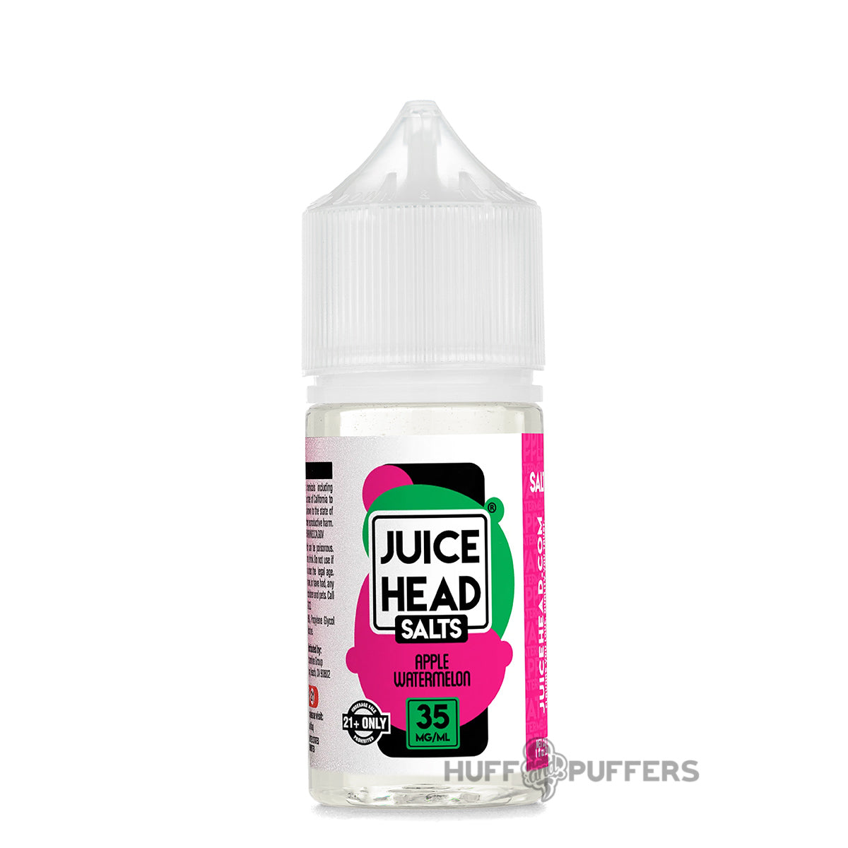 apple watermelon juice head salt nicotine 30ml e-juice bottle