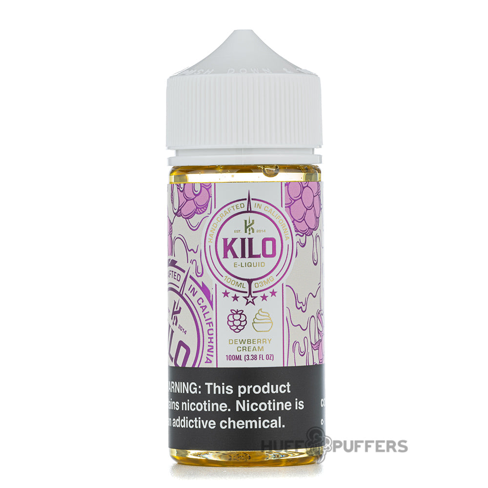 kilo e liquids dewberry cream