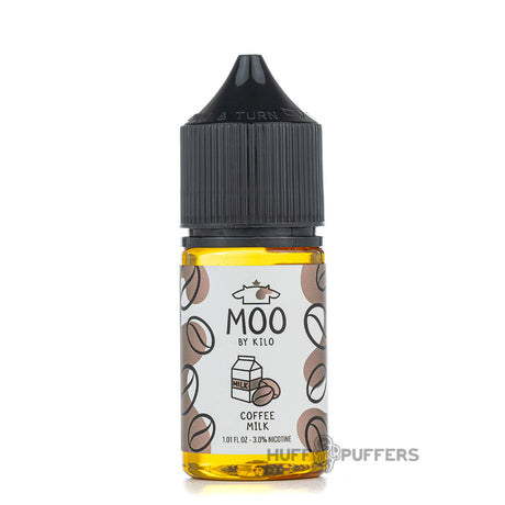 moo by kilo e liquids coffee milk 30ml salt nicotine e-juice bottle