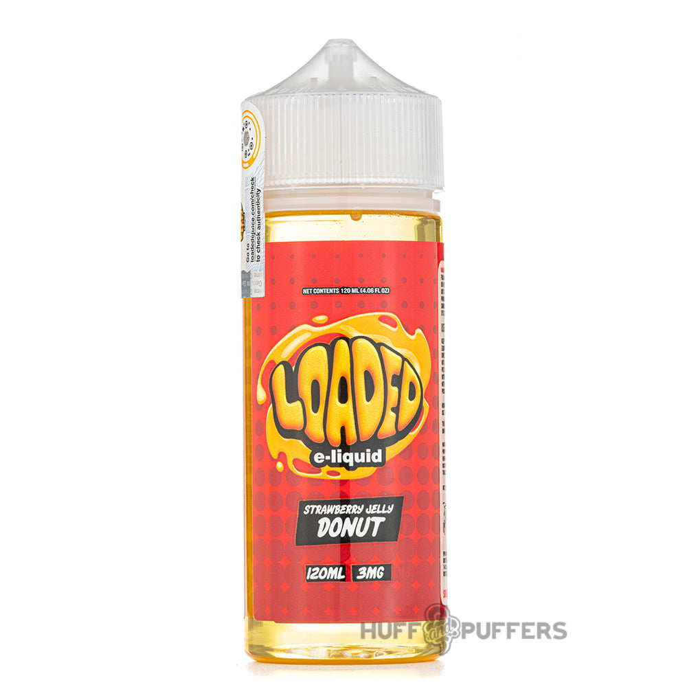 loaded e-liquids strawberry jelly donut 120ml