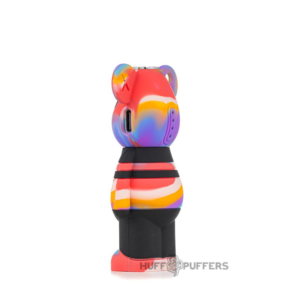 lookah bear 510 battery rainbow back view