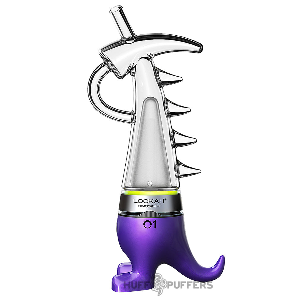 purple lookah dinosaur electric dab rig