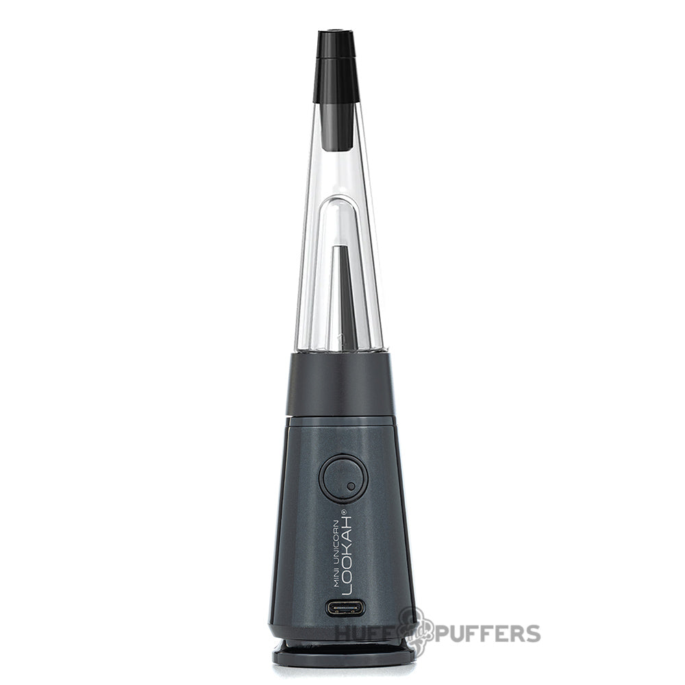 black lookah mini unicorn dab rig