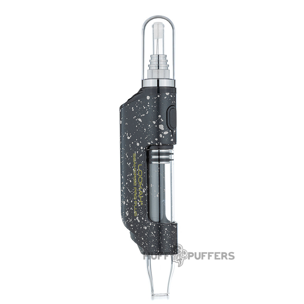 black silver spatter lookah seahorse pro plus electric nectar collector