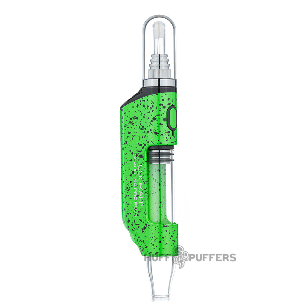 green black spatter lookah seahorse pro plus electric nectar collector