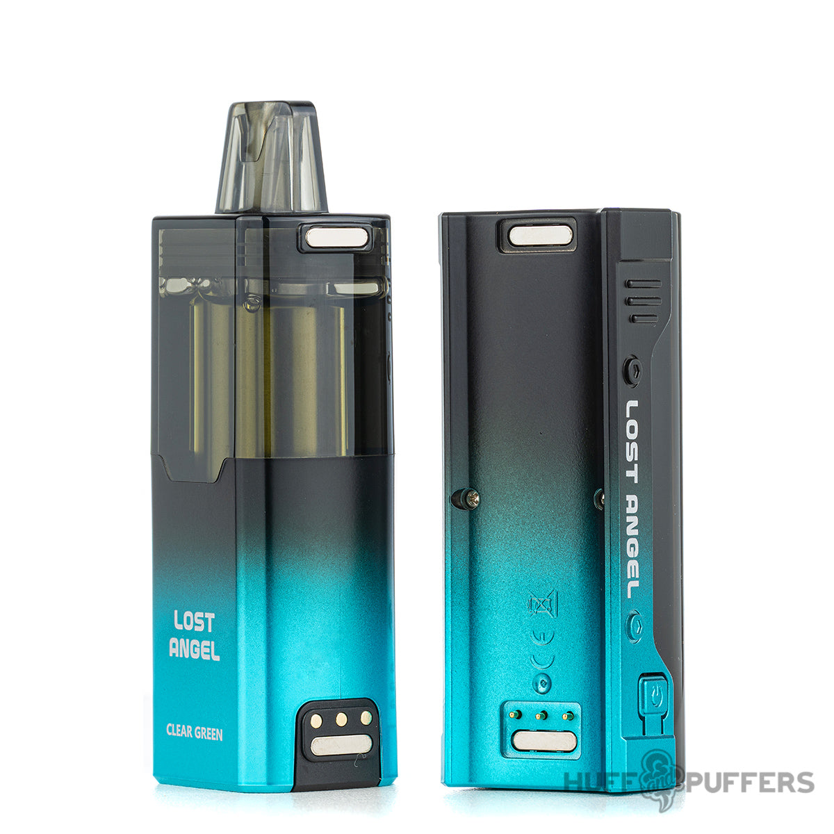 Clear Green Lost Angel Mate 50K battery and pod