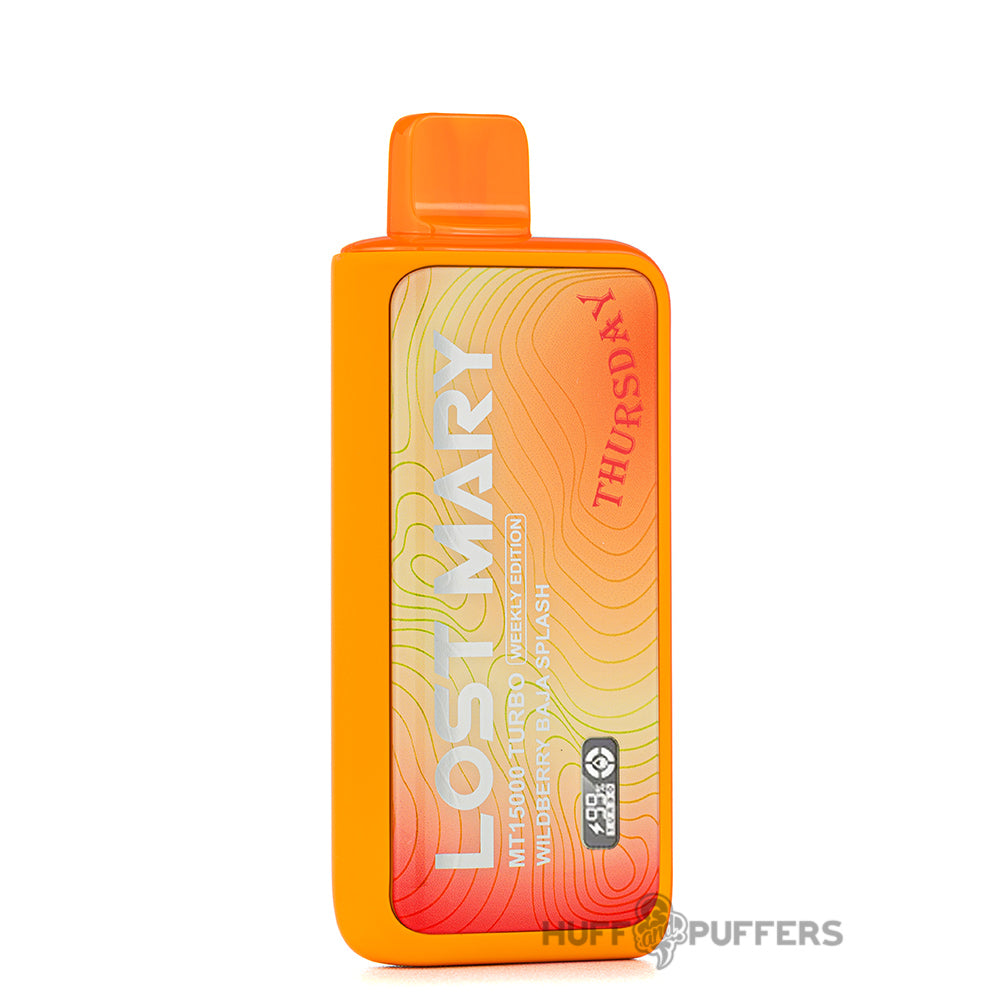 wild berry baja splash lost mary mt15000 turbo (weekly edition) disposable vape