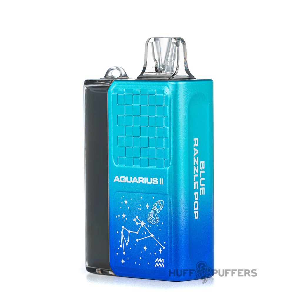 pod juice x oxbar magic maze 2.0 vape blue razzle pop back view