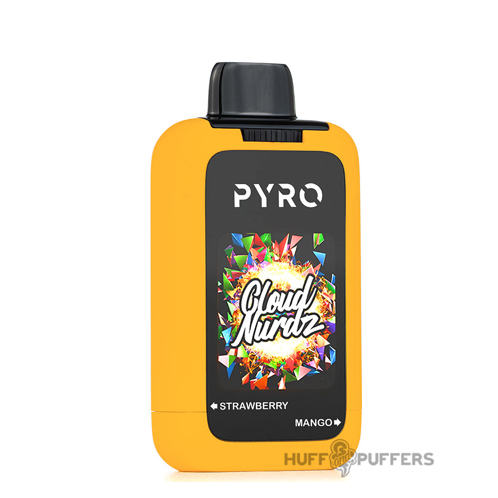 pyro duo cloud nurdz strawberry mango disposable vape
