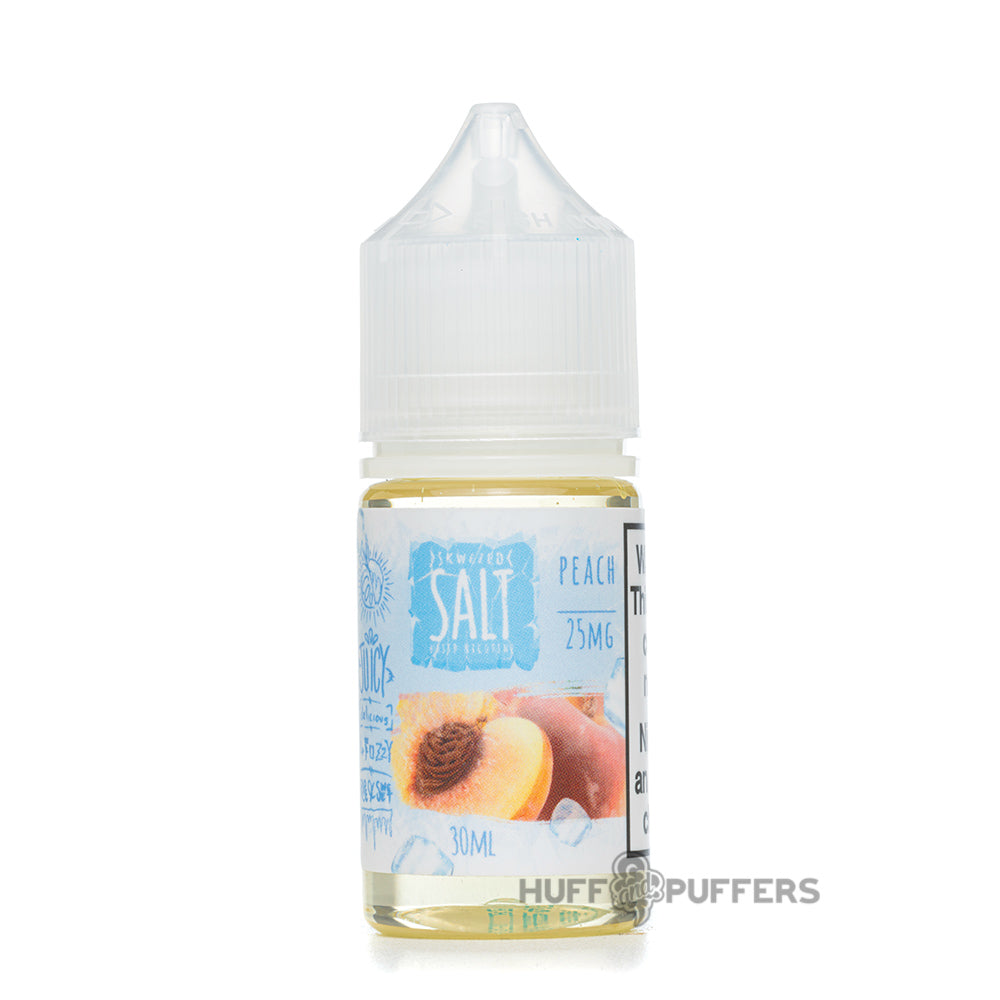 skwezed salt peach ice 30ml e-juice bottle