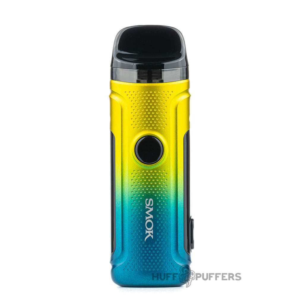 smok nord c pod system green yellow front view