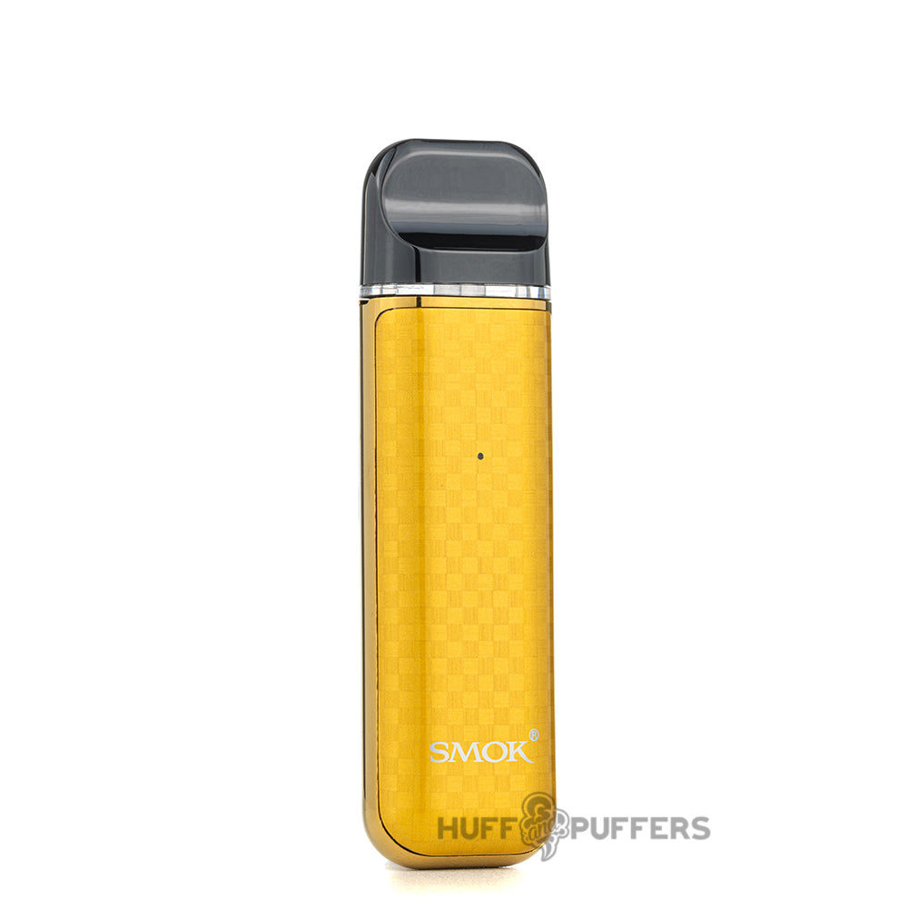 smok novo 3 pod system gold carbon fiber