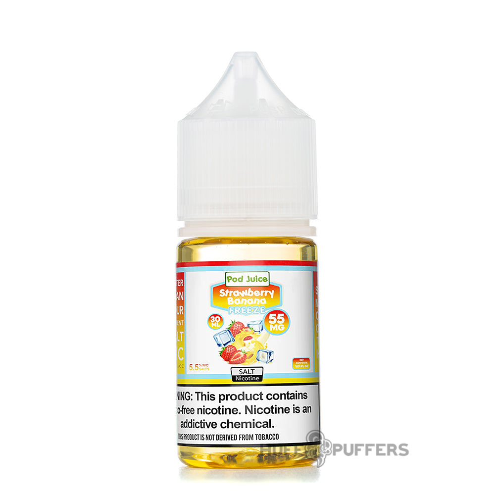 strawberry banana freeze pod juice salt nicotine e-juice 30ml bottle