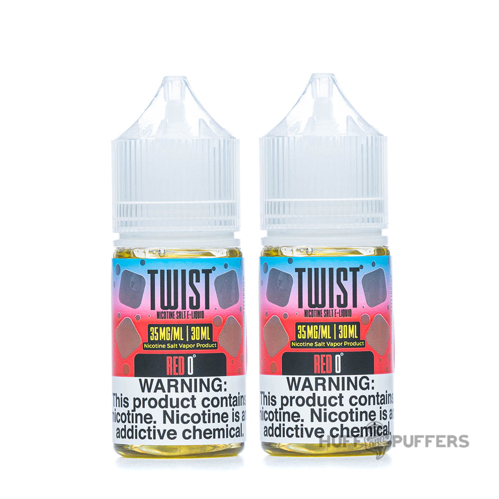 twist salt red 0 e-juice 2 30ml bottles
