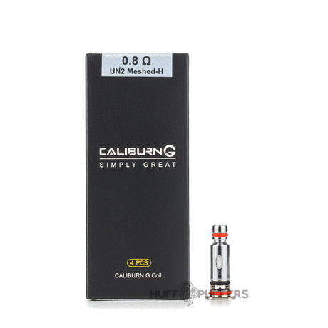 uwell caliburn g 0.8 ohm un2 meshed-h coils with box