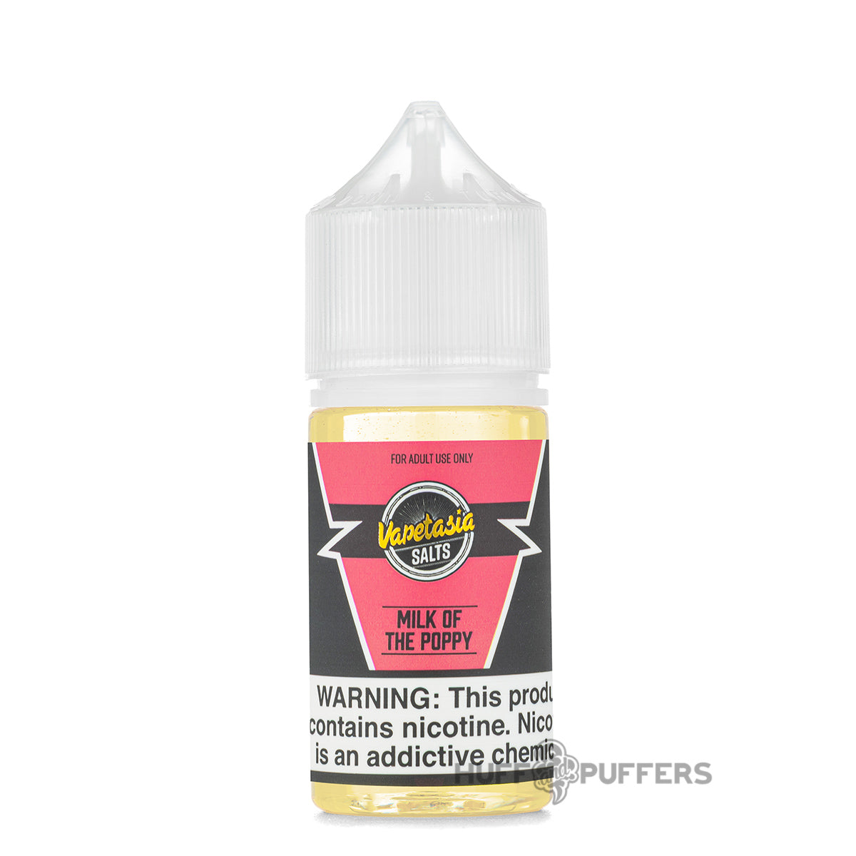 Vapetasia Salts Milk of the Poppy 30mL e-juice bottle