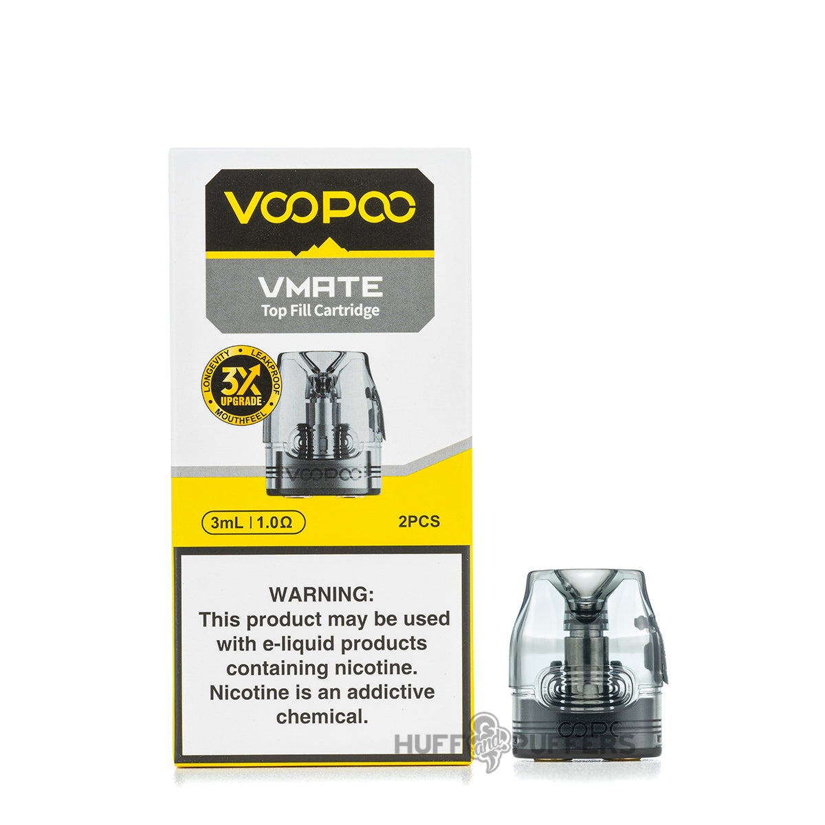 Voopoo Vmate Cartridge 1.0 ohm 3mL Top Fill