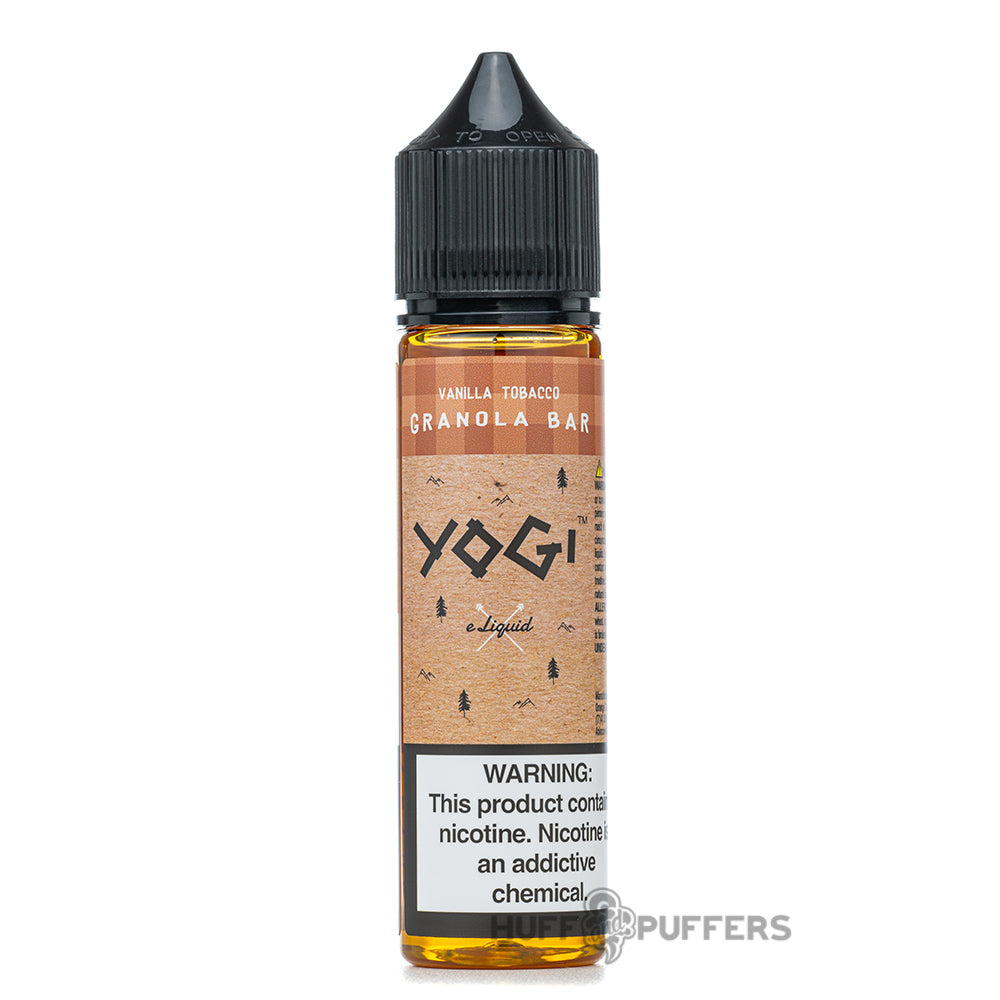 yogi vanilla tobacco granola bar 60ml e-juice bottle