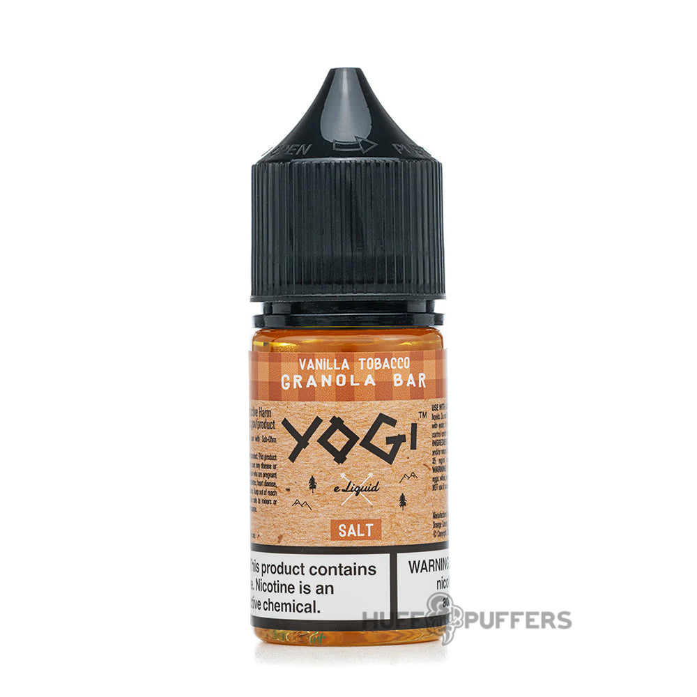 vanilla tobacco granola bar yogi salt e-liquid