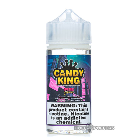 pink squares 100ml e-juice bottle by candy king