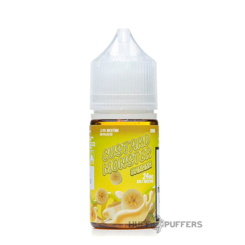 custard monster salt banana 30ml e-juice bottle