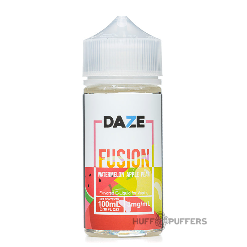 daze fusion watermelon apple pear 100ml e-juice bottle