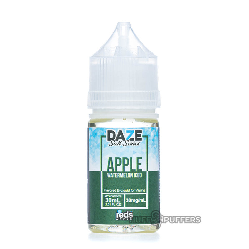 daze salt series apple watermelon iced 30ml e-juice bottle