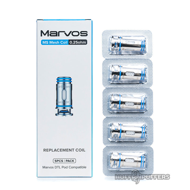 freemax marvos ms mesh coil 0.25 ohm 5 pack