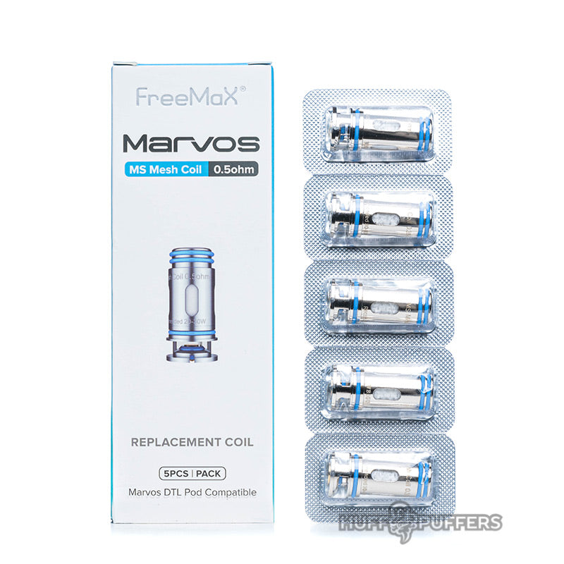freemax marvos ms mesh coil 0.5 ohm 5 pack