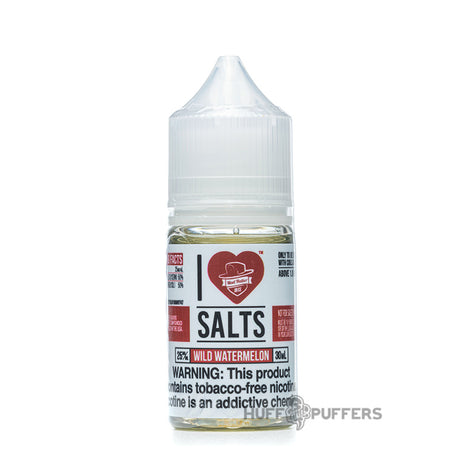 i love salts by mad hatter wild watermelon 30ml e-juice bottle