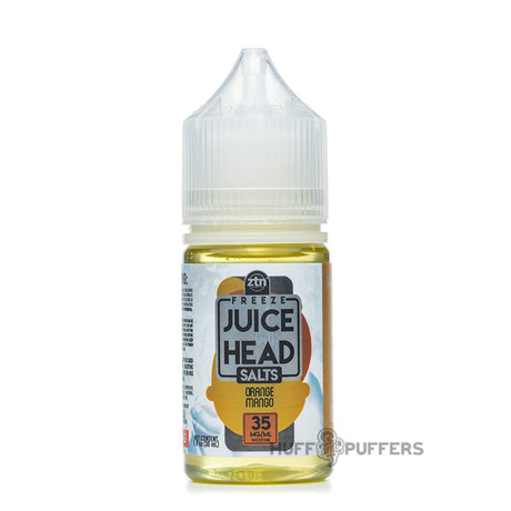 juice head freeze salts ztn orange mango 30ml e-juice bottle