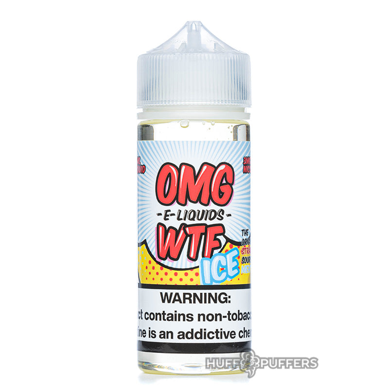 omg e-liquids wtf ice 120ml bottle