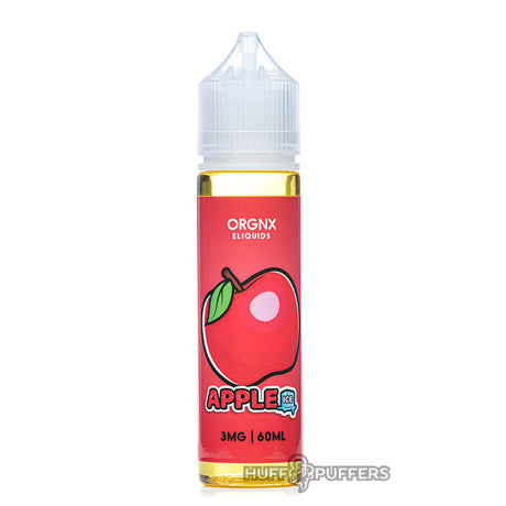 apple ice 60ml e-juice bottle by orgnx