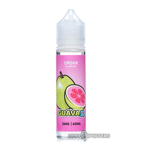 orgnx guava ice 60ml e-juice bottle
