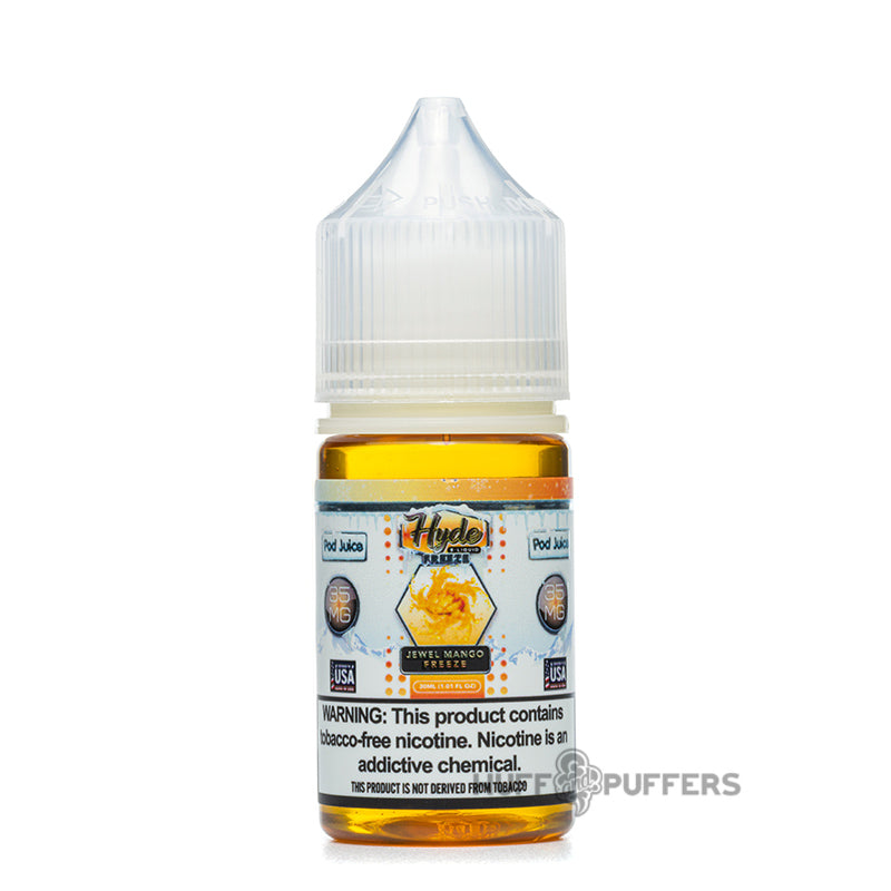 Jewel Mango Freeze Salt Nic EJuice Pod Juice x Hyde Huff & Puffers