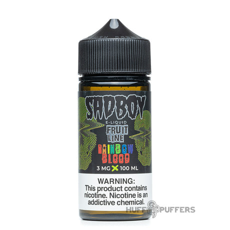 saddboy fruit line rainbow blood 100ml e-juice bottle