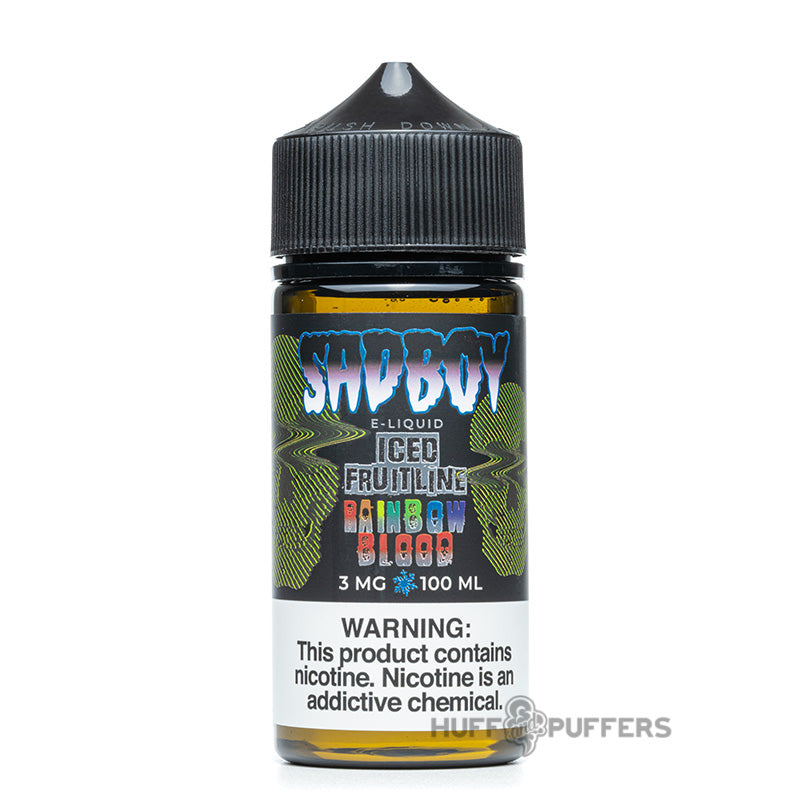 sadboy fruit line rainbow blood iced 100ml e-juice bottle