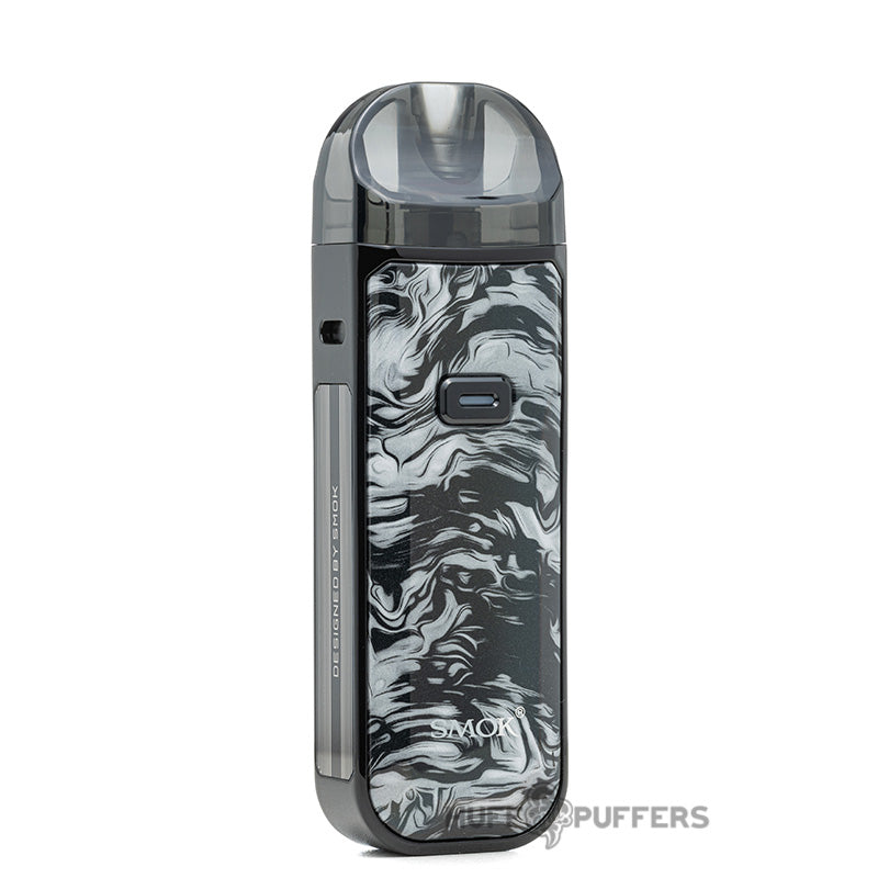 smok nord 5 pod system fluid black grey
