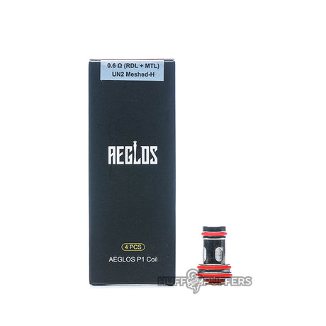 uwell aeglos p1 0.6 ohm rdl + mtl un2 meshed-h coils 4 pack