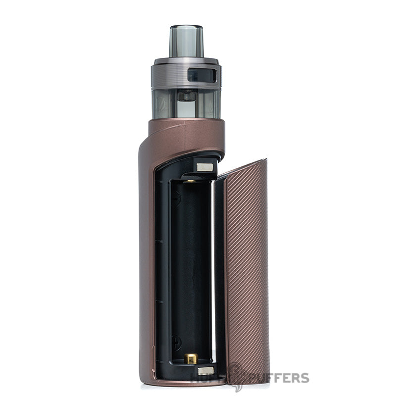 vaporesso gen pt80 s pod system earth brown battery compartment