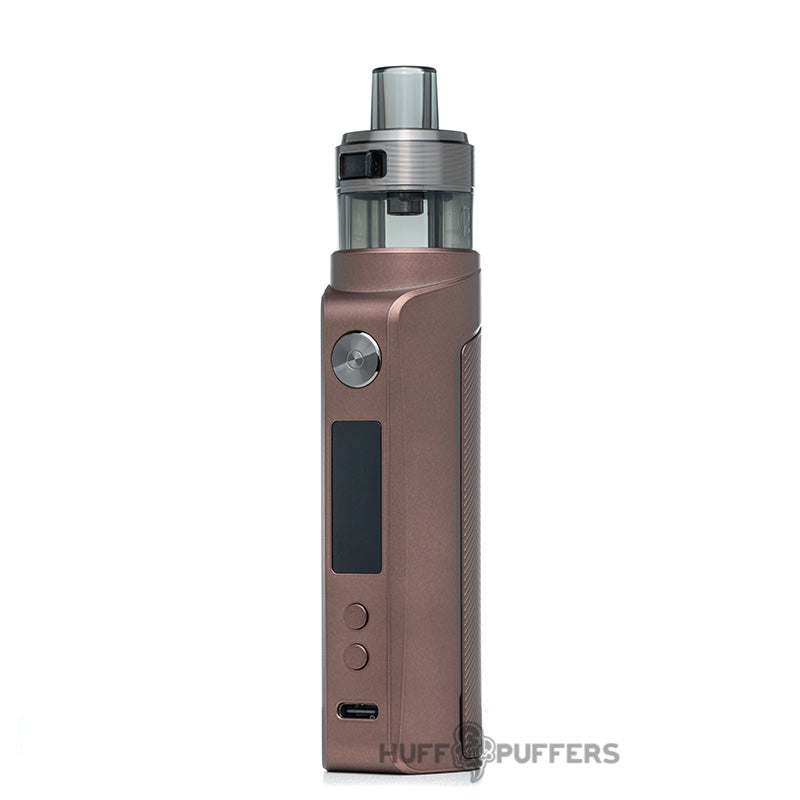 vaporesso gen pt80 s pod system earth brown front view