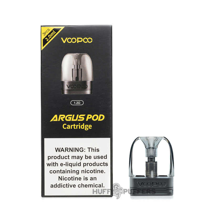 voopoo argus pod cartridge replacement 1.2 ohm with box packaging