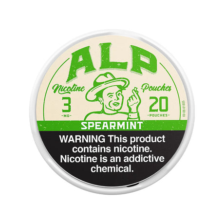 Spearmint ALP Nicotine Pouch can