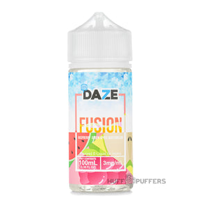 Daze Fusion Raspberry Green Apple Watermelon Iced 100ml e-juice bottle