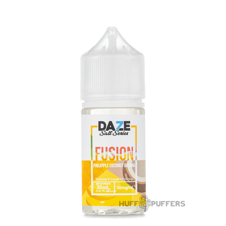 Daze Fusion Salt Pineapple Coconut Banana 30ml e-juice bottle