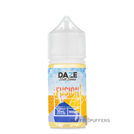 Daze Fusion Salt Lemon Passionfruit Blueberry Iced 30ml e-juice bottle